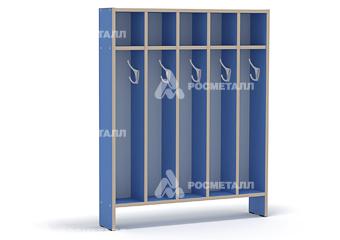 Вешалка для полотенец напольная, 5 секций (бук) 820x150x990