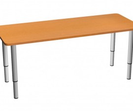 Стол прямоугольный, регулируемый по высоте "Бук"