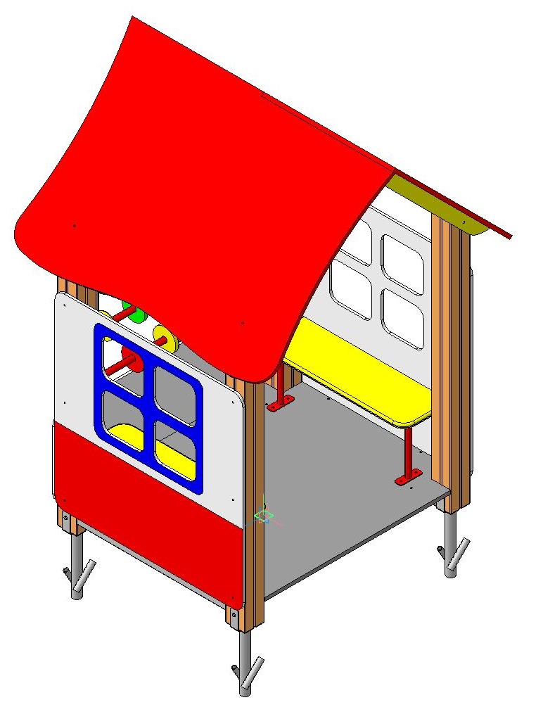 Домик "Хатка" 1400х1400х1950