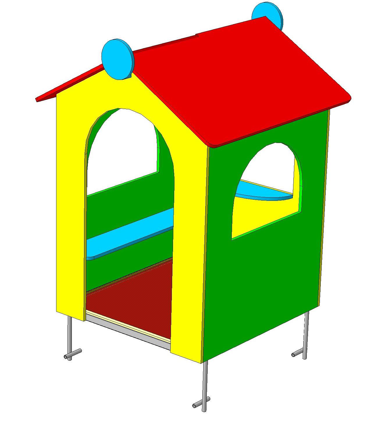 Домик игровой-1 1200х1200х1500