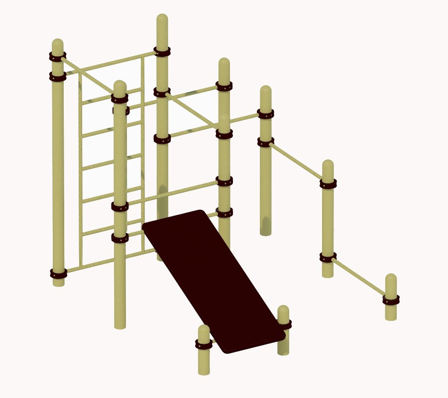 Комплекс для воркаута на хомутах 018