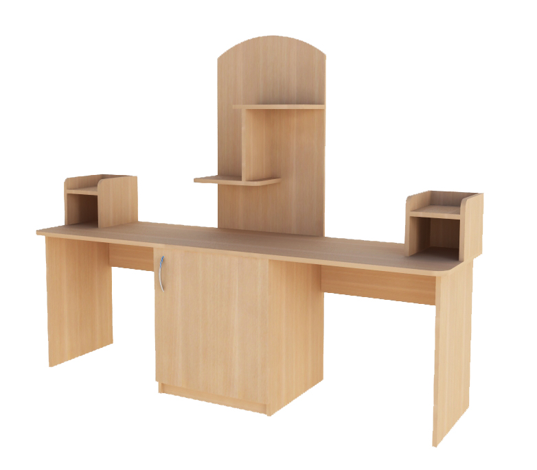 Уголок "Изо" 1740*470*1350 Бук