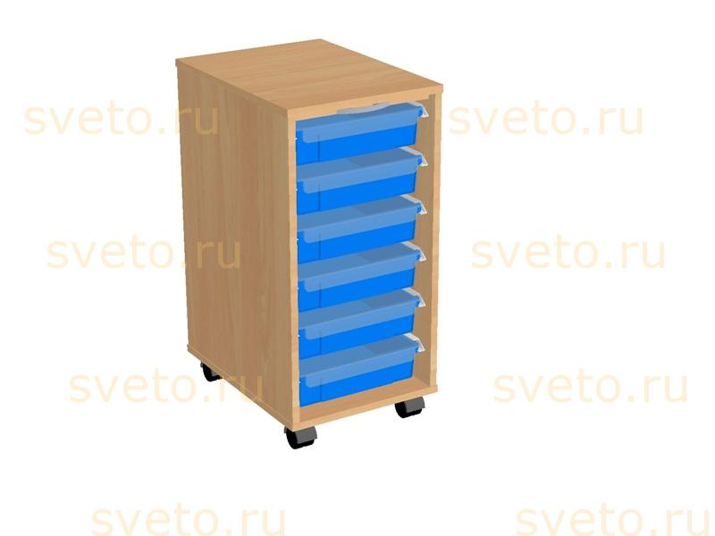 Тумба с 6 лотками "НАУРАША", 474х354х732мм