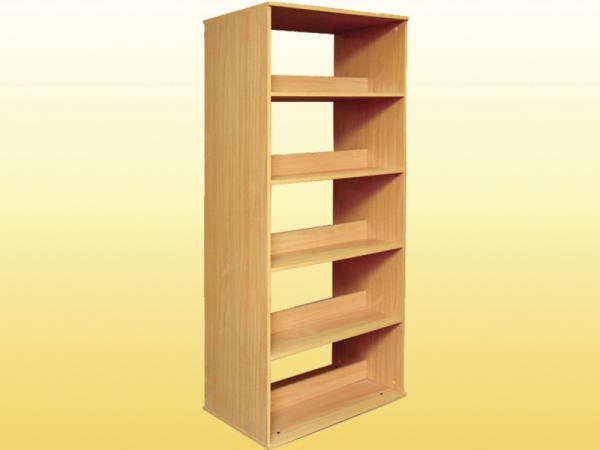 Шкаф-стеллаж библиотечный , двусторонний 850*450*2010 мм.