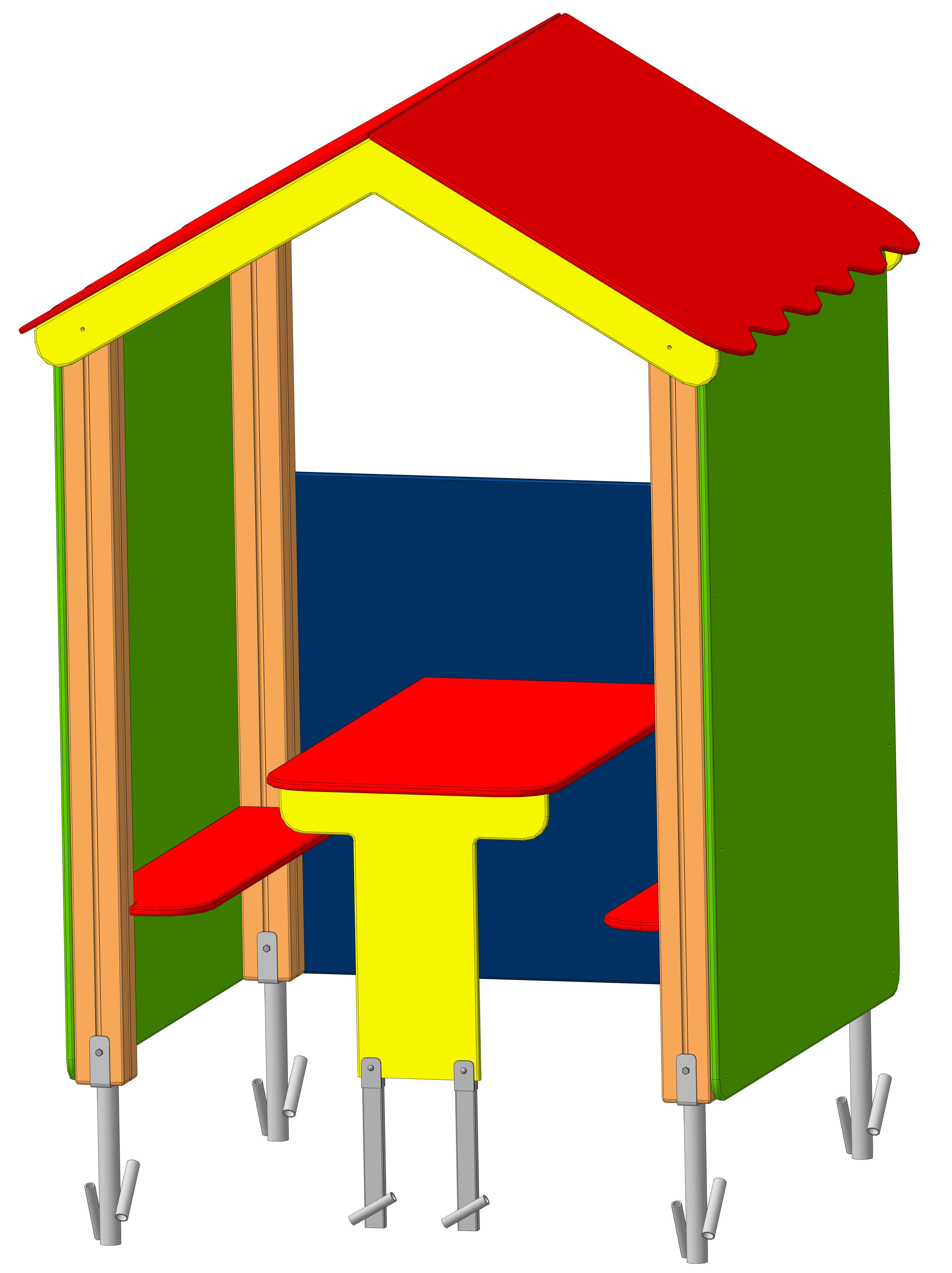 Домик-беседка  1500х1400х1900