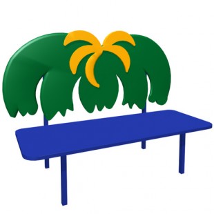 Скамейка детская «Пальма» 1250х370мм Н=800мм