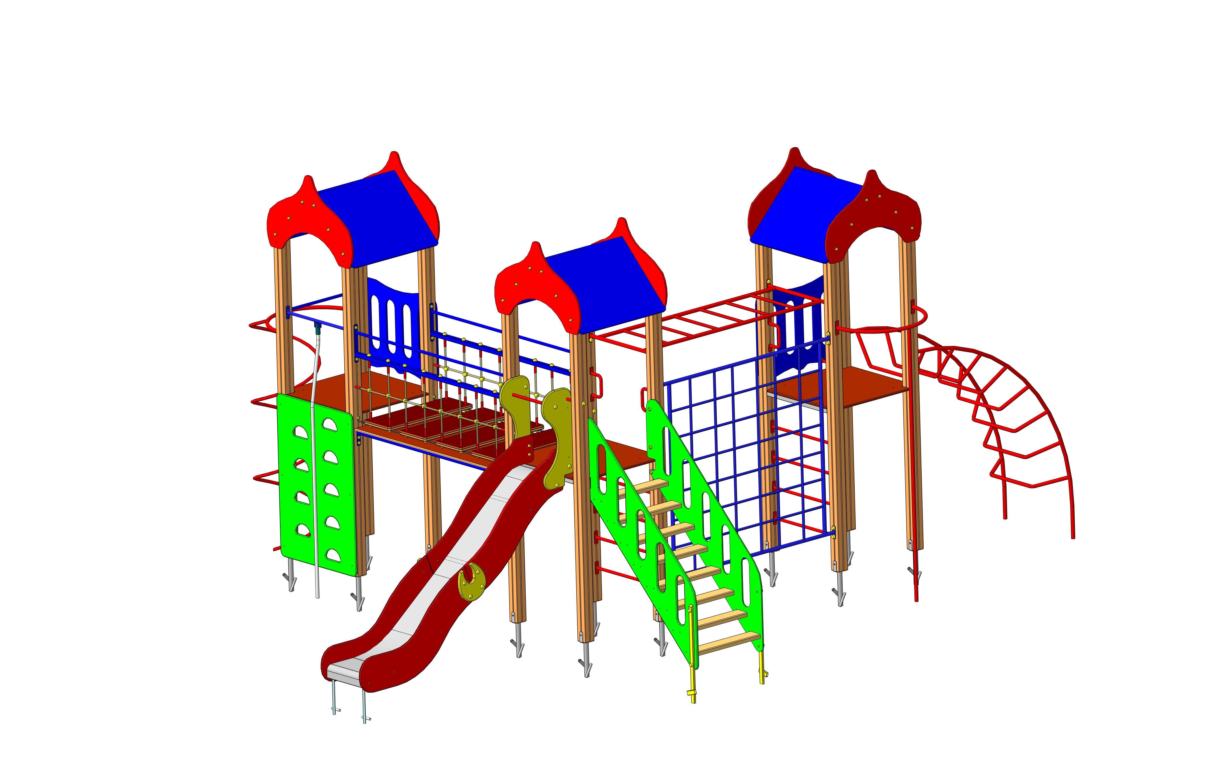 ДИК " Маугли-5 8300х5500х3700    Горка 1500