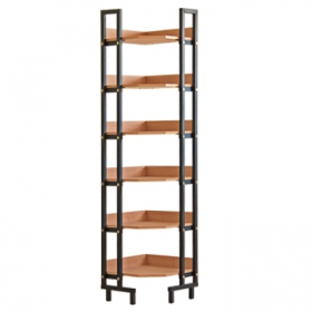 Стеллаж библиотечный угловой, 45*45*190