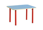 Стол квадратный, регулируемый по высоте "Синий"