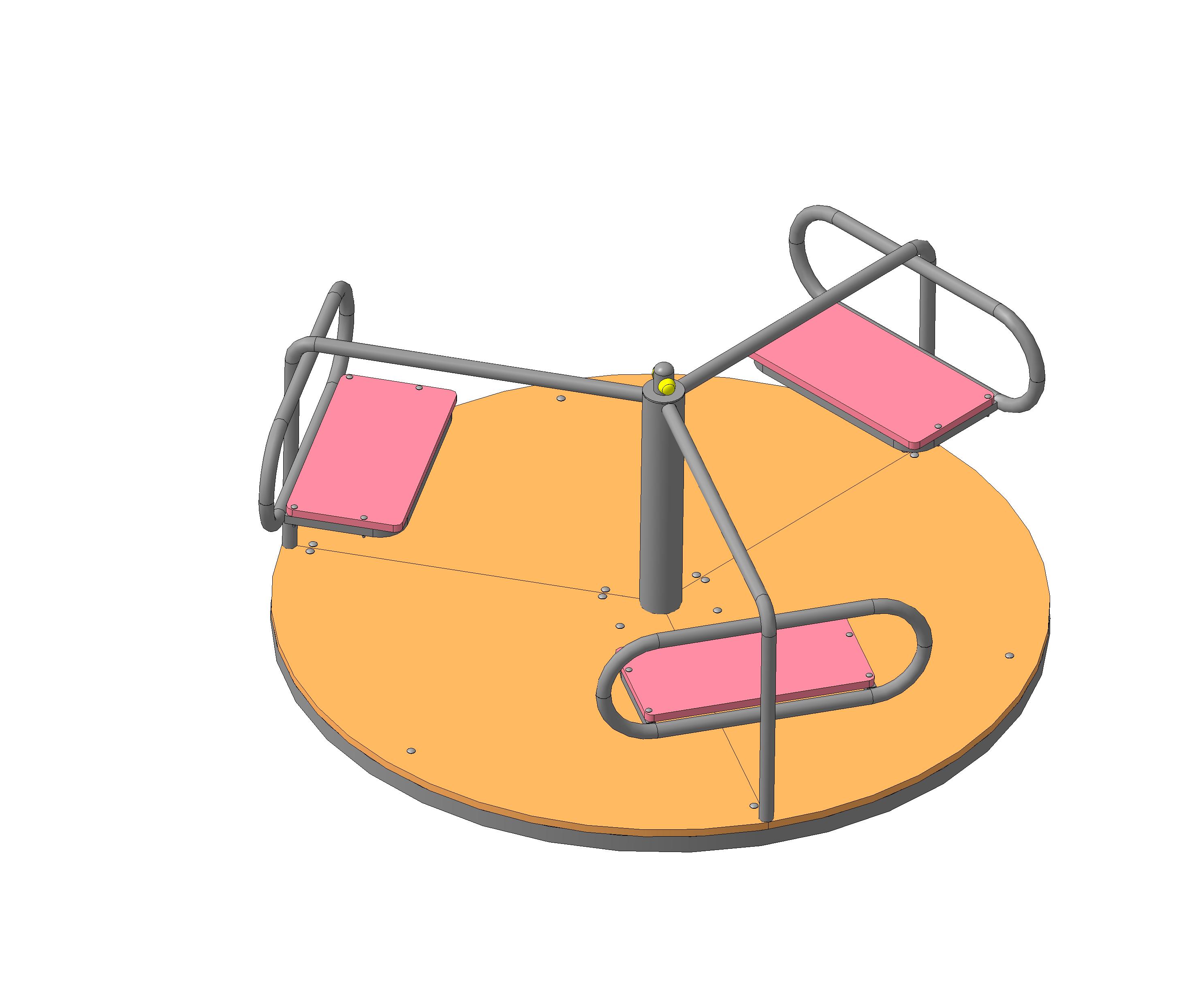 Карусель "Колокольчик" 1500х1500х600