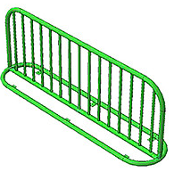 Велопарковка на 10 мест 2000x480x800