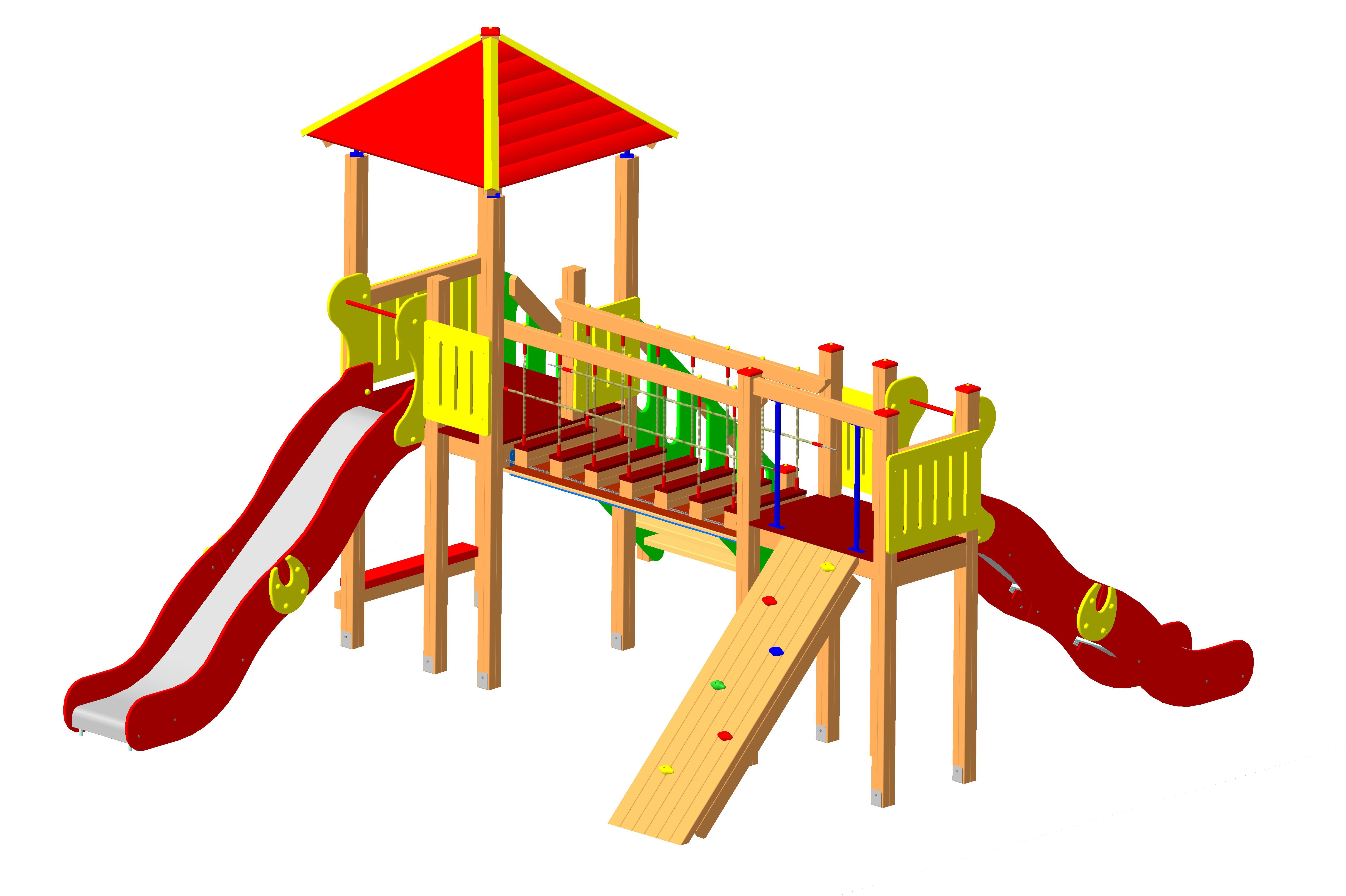 ДИК " Русь-1" 4700х5700х3800   Горка 1500