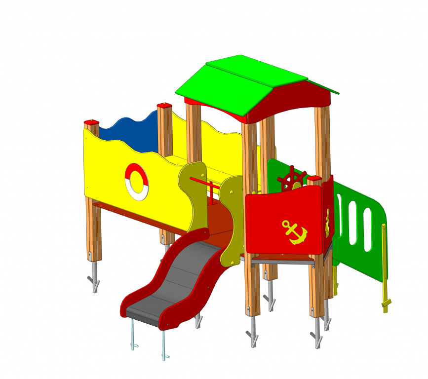 ДИК " Катерок" 3200х2750х2300  Горка 600